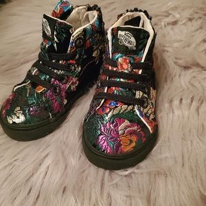 VANS X OPENING CEREMONY Toddler Size 5C Sk8-Hi "Floral"